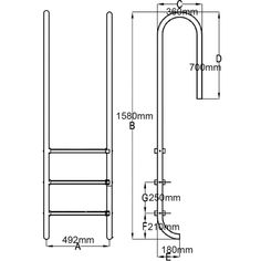 the measurements for a bathtub and shower faucet are shown in this drawing