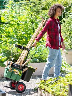 Garden Tool Storage Caddy - Free Shipping | Gardener's Supply Mobile Tool Storage, 5 Gallon Buckets, Gardening Equipment, Cedar Planter Box, Garden Kneeler, Easy Rolls, Cedar Planters, Yard Tools, Small Tools