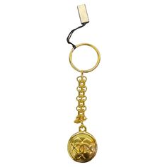 Beautiful chanel gold bag charm. Diameter 3 cm. Charm only. Overall very good condition. Example of usage on bags on the picture reference. Gold Medallion, Gold Bag, Chanel Vintage, Vintage Chanel, The Picture, Braces, Chanel, Charms, Fashion Accessories