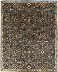 Kalaty Empire Em-297 Storm Blue | Rug Studio Rug Studio, Blue Area Rug, Rugs Size, Blue Area, Hand Tufted Rugs, Slate Blue, Tufted Rug, Hand Spun Wool, Home Rugs