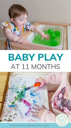 baby play at 11 months with the title overlay