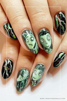 Frankenweenie Nails