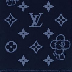 LOUIS VUITTON® - Monogram Vivienne Scarf - Navy Louis Vuitton Head Scarf, Coco Chanel Wallpaper, Chanel Wallpaper, Louis Vuitton Official Website, Monogram Pattern, Louis Vuitton Official, Scarf Men, Globe Trotter, Fashion Books