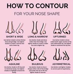 Membentuk Alis, How To Contour, Contour Tutorial, Mekap Mata, Nose Makeup, Drag Make-up, Nose Contouring