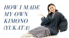 How I made my own KIMONO (YUKATA)/Japanese traditional dress sewing vlog/ FREE pattern at the end - YouTube Yukata Sewing Pattern, Yukata Pattern, Japan Dress, Japanese Dress, Summer Festivals