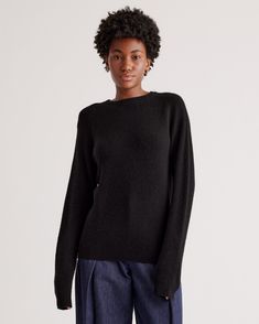 Set an ultra-cozy tone in our 100% Yak Wool Crewneck Sweater, a cold-weather all-star. Yak wool is warmer yet more breathable than cashmere, with naturally thermoregulating and moisture-wicking properties to keep you comfortable without overheating. Exceptionally soft to the touch and not at all itchy, this sweater feels as good as it looks, in a seamless design with natural elasticity. Odor-resistant and easy to care for, this classic style is one you'll have in your wardrobe for years to come. Heather Brown, I Have Nothing To Wear, Black Camel, Just Run, Softest Sweater, Black Charcoal, Crewneck Sweater, Blue Stripes, Crew Neck Sweater