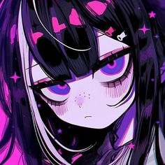 Funny Asf, Stars, Purple, Funny, Hair, Anime, Blue, Black