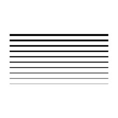 a black and white photo of lines on a sheet of paper with one line in the middle