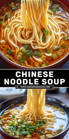 Chinese noodle soup is the ultimate comfort food! With tender noodles, savory broth, and a mix of fresh vegetables, this easy and delicious soup brings the perfect balance of flavors in every slurp!