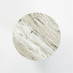 a round marble table top on a white background