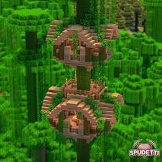 Minecraft Jungle House, Jungle Treehouse, Case Minecraft, Minecraft Decoration, Rumah Minecraft Sederhana, Minecraft Structures, Bangunan Minecraft, Minecraft Farm