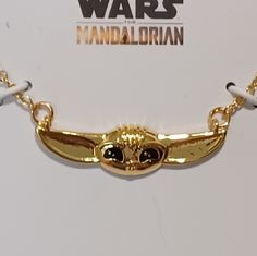 Official Star Wars Mandalorian Baby Yoda Gold Flash Plated Pendant & Necklace 16 Inch Necklace Plus 2 Inch Extender Chain Pendant Is Approximately 1 Inch Wide & 1/4 Height New In Box Star Wars Jewelry, Star Wars Mandalorian, Baby Necklace, 16 Inch Necklace, Star Wars Women, Chain Pendant, Fashion Jewelry Necklaces, Necklace Earring Set, Chain Pendants