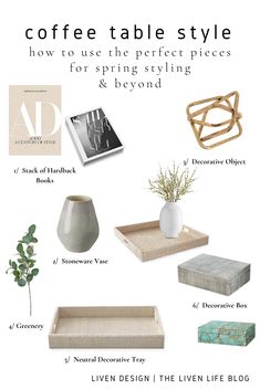 the coffee table style guide for spring styling and beyond