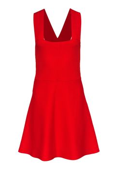 Current Boutique-A.L.C. - Tomato Red Sleeveless Bandage Fit & Flare Dress Sz L Red A-line Fit And Flare Dress, Red Elastane Summer Dresses, Red Elastane Spring Dress, Fitted Red A-line Sleeveless Dress, Red Stretch A-line Dress, Red Fit And Flare Summer Dress, Fit And Flare A-line Mini Dress, Elastane A-line Mini Dress With Fit And Flare, Red A-line Fit And Flare Mini Dress