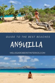 the best beaches in anbulla, australia with text overlay that reads guide to the best beaches