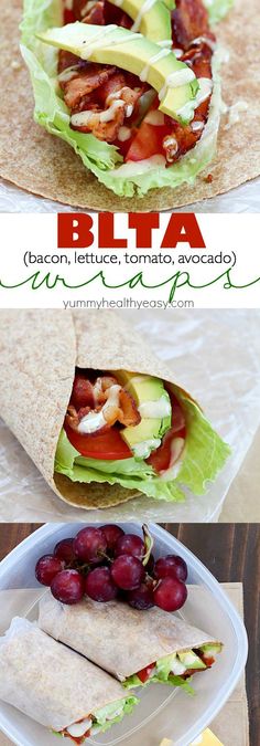 there are two wraps with meat and vegetables on them