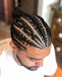 Man Braids Hairstyles Black, Men’s Plats Braids, Men Braids Hairstyles For Beginners, Man Hair Braid Style, Men Braiding Hairstyles Black, Canerow Hairstyles For Men, Guys Braids Hairstyles, Guy Braided Hairstyles, Guys Hairstyles Braids