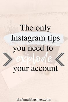 the only instagram tips you need to explore in your account is on this page