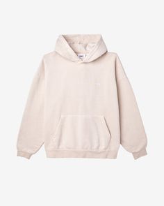 LOWERCASE PIGMENT PULLOVER Cute Preppy Outfits, Pull N Bear, Cute Fits, White Hoodie, Creamy White, Stylish Sneakers, Adidas Men, Oversized Fits