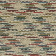 a multicolored rug with wavy lines on it