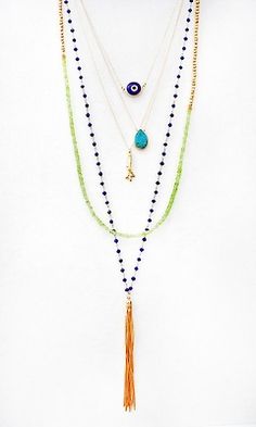 Kei Jewelry, Summer Layers, Sundance Style, Dainty Necklaces, Layering Necklaces, Layered Necklace, Bijoux Diy, Jewelry Ideas, Layered Necklaces