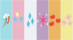 an image of colorful wallpapers with different shapes and sizes on them, including hearts