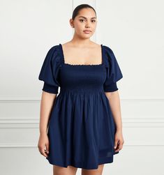 The Athena Nap Dress - Navy Cotton – Hill House Home Cotton Hill, Hill House Home, Nap Dress, Hill House, Engagement Photo Outfits, Almost Perfect, Crepe Fabric, Striped Linen, Clothes Collection