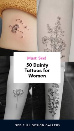 tattoos for women with the title must see 50 dainty tattoos for women