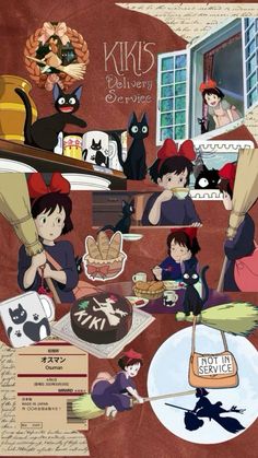 Study Art Anime, Personajes Studio Ghibli, Studio Ghibli Background, Studio Ghibli Characters, Happy Wallpaper, Ghibli Artwork, Iphone Wallpaper Fall, 4 Wallpaper, Kiki's Delivery Service