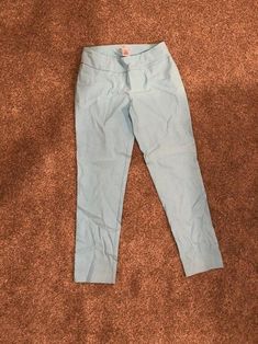 Turquoise stretchy waist dress pant #ad Light Blue Pants, Blue Pants, Dress Pant, Waist Dress, Light Blue, Size 10, Turquoise, Pants, Blue