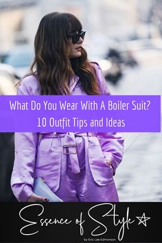 What is a Boiler Suit? What do you wear with a Boiler Suit? I have 10 outfit tips and ideas to help you answer both of those questions. #boilersuitoutfit #boilersuitstreetstyle #boilersuitwomen #boilersuitoutfitsummer Boiler Suit Women, Boiler Jumpsuit Outfit, Denim Boiler Suit Outfit, Boilersuit Outfit, Boilersuit Women, Boiler Suit Outfit, Denim Boiler Suit