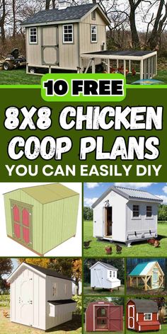 the 8x8 chicken coop plans you can easily diy are in this book