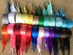 Ribbon Lace, Satin Lace - Multicolor ( ONE PAIR ) DETAILS: * You will get 1 pair of ribbon shoelaces * Shoelaces - single layer & double-faced * Shoelace width: 2cm = 0.787inch, length please ref to the options.  NOTES: 1. IMPORTANT: We will double-check each pair's lace length to make sure they match each other of every single order, But Please allows a slightly size difference due to manual measurement. 2. Please be reminded that due to lighting effects and monitor's brightness/contrast settings etc, the color tone of the website's photo and the actual item could be slightly different. We also offer discount for bulk order, kindly contact me for the details. Welcome to contact me for any queries, I'm here for you at any time.  Thanks and Happy Shopping Ribbon Shoelaces, Wedding Pants, White Clogs, Custom Ribbon, Floral Sneakers, Satin Shoes, Lace Silk, Lace Weddings, Golden Color