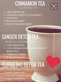 Ginger Detox, Detox Tea Recipe, Magia Das Ervas, Cinnamon Tea, Smoothie Detox, Diet Snacks, Healthy Detox, A Cup Of Tea