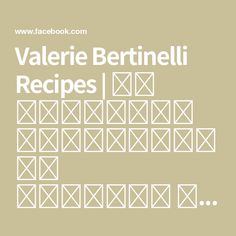 the cover of valerie bertinelli's recipe book, which features squares and rectangles