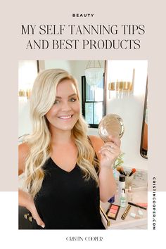 How I get the perfect healthy tan, what products I use and my favorite ways to tan at home | Cristin Cooper Blog Healthy Tan, Isle Of Paradise, Tanning Bed, Tan Face