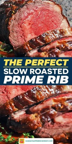 the perfect slow roasted prime rib recipe