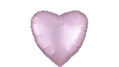 a pink heart shaped balloon on a white background