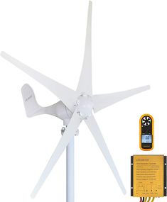 Pikasola Wind Turbine Generator Kit 400W 12V with 5 Blades Windmill Generator, Homemade Solar Panels, Rv Home, Portable Solar Power