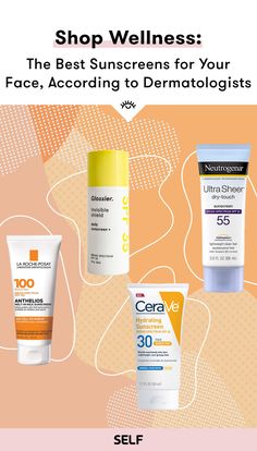 We all know we’re supposed to wear sunscreen, but many of us aren’t doing it enough, properly, or at all, simply because we haven’t found the right sunblock for our particular skin type. Sunscreen is your best defense against acne, sunburn, skin cancer. Here's everything you need to know to find the best SPF for your face, as recommended by dermatologists. Cerave Sunscreen For Oily Skin, Daily Sunscreen For Face, Best Daily Sunscreen For Face, Sunscreen Combination Skin, Best Sunscreen For Sensitive Skin, Face Sunscreen For Sensitive Skin, Sunscreen For Oily Skin And Acne, Non Oily Face Sunscreen, Best Sunblock