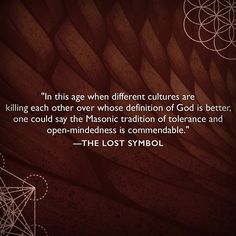 a quote from the lost symbolist on sacred symbols and their meanings, with an image of