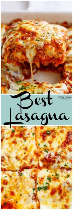 the best lasagna recipe is made with cheese and sauce