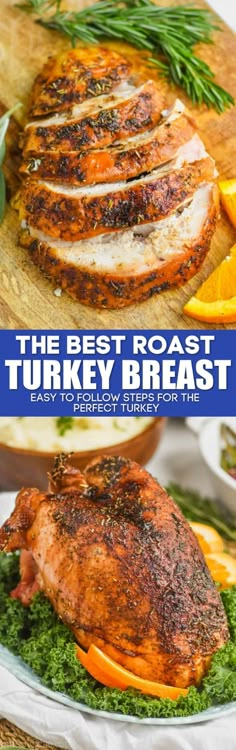 the best roast turkey breast recipe with oranges and herbs