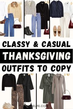 Looking for some thanksgiving outfit inspo? Check out these casual thanksgiving outfits! 🍁 Thanksgiving Outfit Street Style, Thanksgiving Outfit Ideas 2024, Thanksgiving Capsule Wardrobe, Last Minute Thanksgiving Outfits, Thanksgiving Outfit For Women Over 40, Womens Thanksgiving Outfit Casual, Thanksgiving Outfit 2024 Casual, Thanksgiving Outfit Over 50, Thanks Giving Outfits Women Trendy