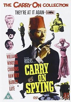 'Spying' British Comedy Films, Kenneth Williams, Spy Film, British Movies, Girl Film, James Bond Movies, British Comedy, Bond Movies, Cinema Posters