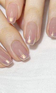 Kutek Disney, Her Nails, Casual Nails, Pretty Gel Nails, Soft Nails, Jelly Nails, Bride Nails, Neutral Nails, Chic Nails