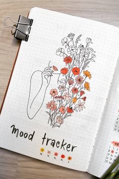 Bullet Journal Mood Tracker Ideas Journal Workout, Journal Goals, Goals Bullet Journal, Bullet Journal Spreads, Tracker Fitness, Habit Tracker Bullet Journal, Tattoo Old School, Bullet Journal Mood Tracker Ideas, Journal Bullet