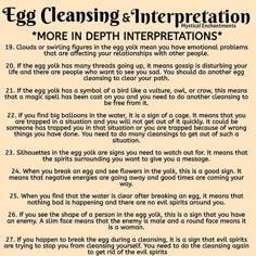 Egg Cleanse Witch, Return To Sender Egg Cleanse, Egg Cleanse Interpretation Chart, Grimoire Drawing, Egg Cleansing Reading, Spiritual Egg Cleansing, Egg Cleanse Interpretation, Egg Cleansing Ritual, Cleanse Meaning