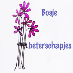 the words bosie, berseschapies are written in blue and purple ink