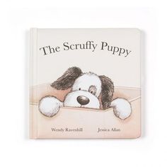 the scruffy puppy book is laying down